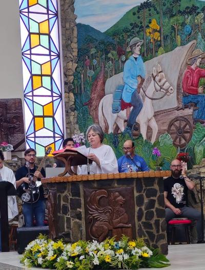 Missa de Ação de Graças encerrou a promoção.religiosa da Festa de Nossa Senhora Aparecida em Laranjeiras do Sul