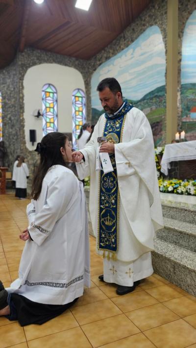 Missa de Ação de Graças encerrou a promoção.religiosa da Festa de Nossa Senhora Aparecida em Laranjeiras do Sul