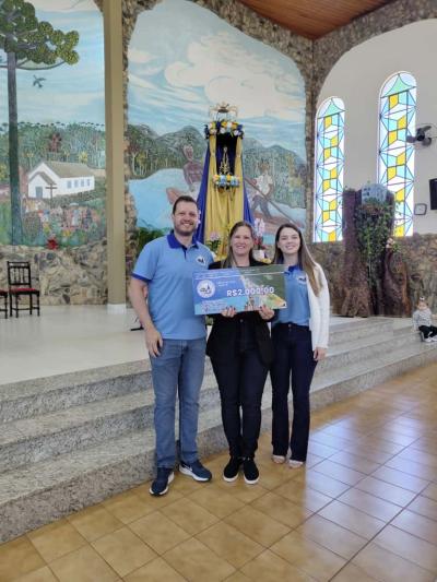 Santuário de Nossa Senhora Aparecdia realizou a entrega dos prêmio da Contribuição Premiada