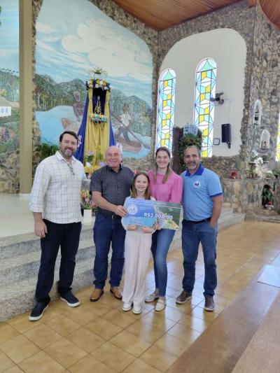 Santuário de Nossa Senhora Aparecdia realizou a entrega dos prêmio da Contribuição Premiada