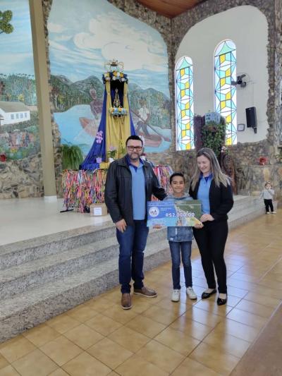 Santuário de Nossa Senhora Aparecdia realizou a entrega dos prêmio da Contribuição Premiada