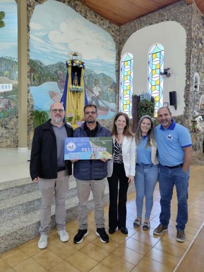 Santuário de Nossa Senhora Aparecdia realizou a entrega dos prêmio da Contribuição Premiada