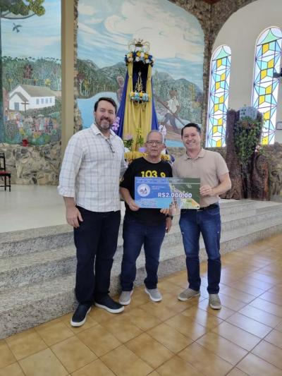 Santuário de Nossa Senhora Aparecdia realizou a entrega dos prêmio da Contribuição Premiada