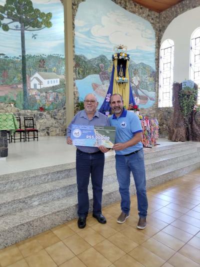 Santuário de Nossa Senhora Aparecdia realizou a entrega dos prêmio da Contribuição Premiada