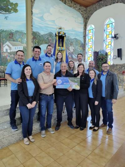 Santuário de Nossa Senhora Aparecdia realizou a entrega dos prêmio da Contribuição Premiada