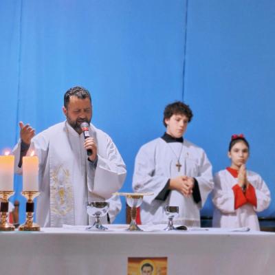 Missa Solene encerrou a programação religiosa das festividades em louvor a São Frei Galvão no Bairro Bancário