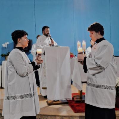 Missa Solene encerrou a programação religiosa das festividades em louvor a São Frei Galvão no Bairro Bancário