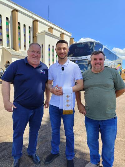 Romaria da Imagem Peregrina de Laranjeiras do Sul retorna de Aparecida com fé renovada e corações cheios de amor