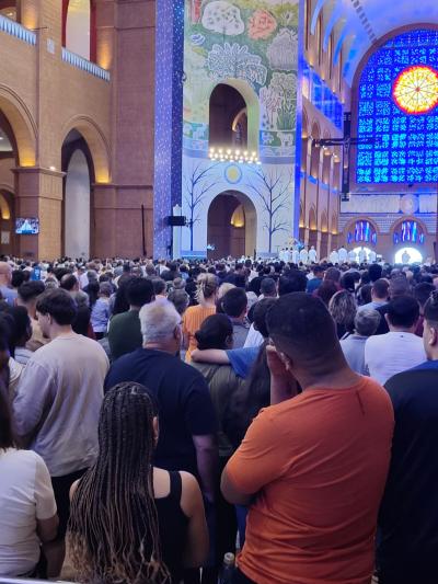 Romaria da Imagem Peregrina de Laranjeiras do Sul retorna de Aparecida com fé renovada e corações cheios de amor