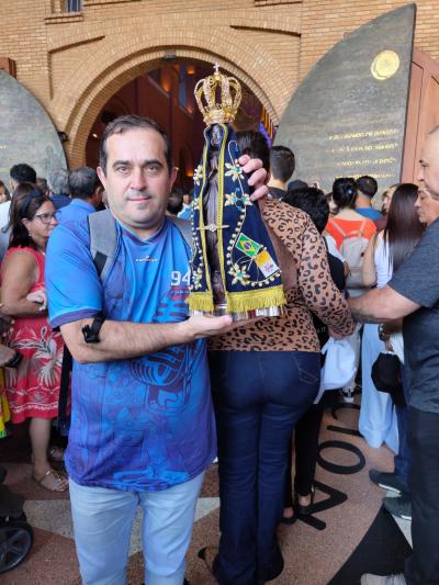 Romaria da Imagem Peregrina de Laranjeiras do Sul retorna de Aparecida com fé renovada e corações cheios de amor