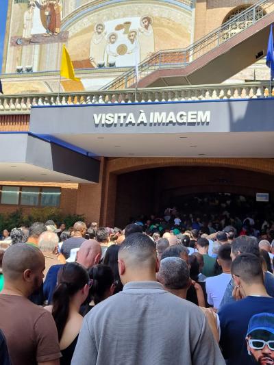 Romaria da Imagem Peregrina de Laranjeiras do Sul retorna de Aparecida com fé renovada e corações cheios de amor