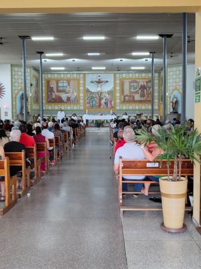 Romaria da Imagem Peregrina de Laranjeiras do Sul retorna de Aparecida com fé renovada e corações cheios de amor