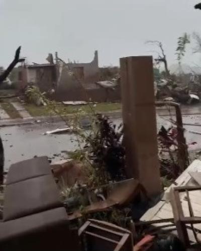 RBI: Simepar confirma tornado que devastou a cidade