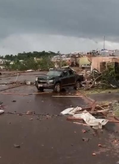 RBI: Simepar confirma tornado que devastou a cidade