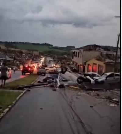 RBI: Simepar confirma tornado que devastou a cidade