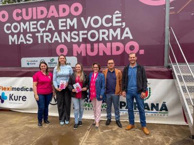 Nova Laranjeiras recebe a Carreta Rosa do programa saúde da mulher