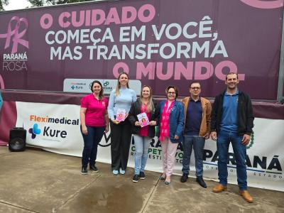 Nova Laranjeiras recebe a Carreta Rosa do programa saúde da mulher