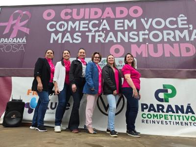 Nova Laranjeiras recebe a Carreta Rosa do programa saúde da mulher