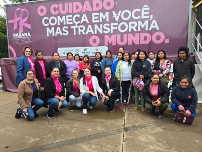 Nova Laranjeiras recebe a Carreta Rosa do programa saúde da mulher