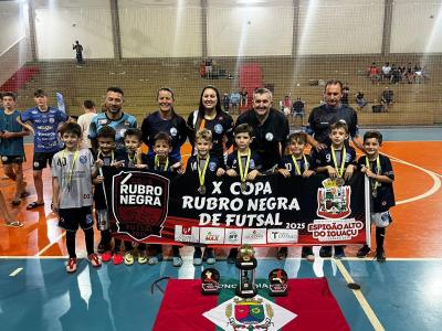 Confira os Campeões da 10ª Copa Rubro Negra de Futsal 