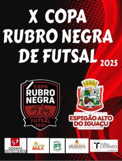 Confira os Campeões da 10ª Copa Rubro Negra de Futsal 