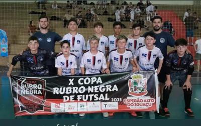 Confira os Campeões da 10ª Copa Rubro Negra de Futsal 