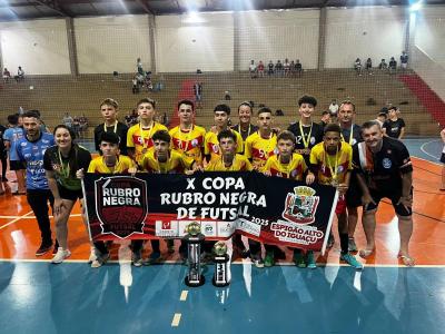 Confira os Campeões da 10ª Copa Rubro Negra de Futsal 
