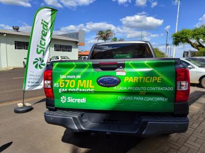 Hermes Honetta, de Nova Laranjeiras, é o ganhador da Ford Ranger zero km da campanha Sorte Premiada Sicredi Grandes Lagos PR/SP