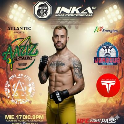 Laranjeirense faz sua 6ª luta profissional no MMA