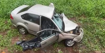 Cinco pessoas morrem em gravíssimo acidente entre Ampére e Realeza no PR