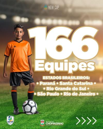 New Cup 2026 em Chopinzinho-PR promete ser a maior da história 