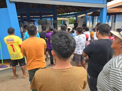 Orientação sobre CNH Social reúne mais de 200 interessados na Aldeia Rio das Cobras