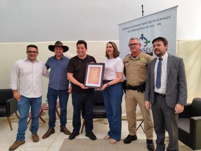 Conseg recebe da Alep título de utilidade pública estadual