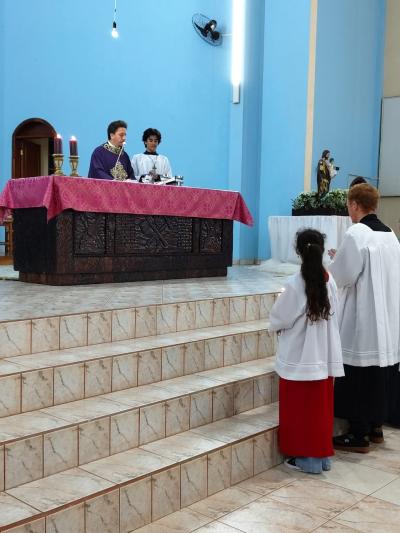 2º Dia do Tríduo em Honra a São José reúne centenas de fiéis em Laranjeiras do Sul