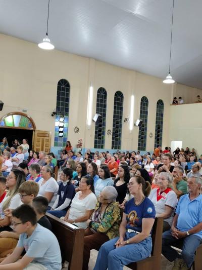 2º Dia do Tríduo em Honra a São José reúne centenas de fiéis em Laranjeiras do Sul