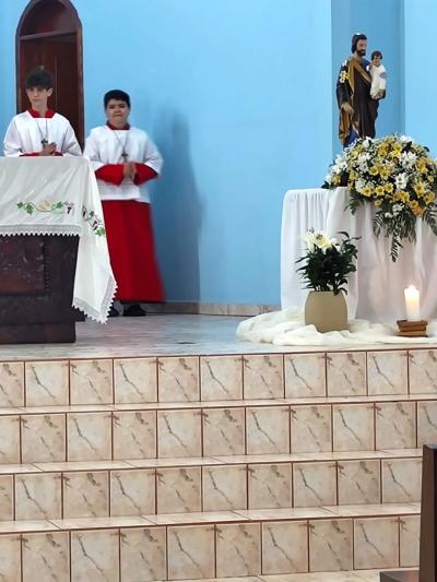 Missa Solene em Louvor a São José reúne fiéis no bairro Cristo Rei