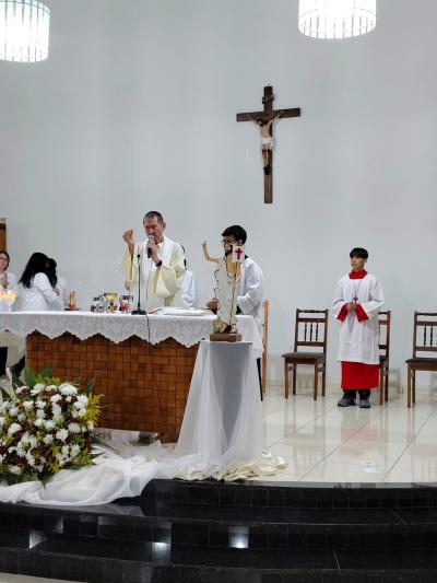 Comunidade São Marcos encerrou os Tríduos em louvor ao padroeiro com Santa Missa