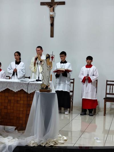 Comunidade São Marcos encerrou os Tríduos em louvor ao padroeiro com Santa Missa