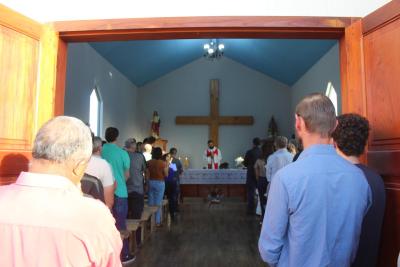 Inauguração de Capela dedicada a Santa Bárbara marca momento de fé em Laranjeiras do Sul