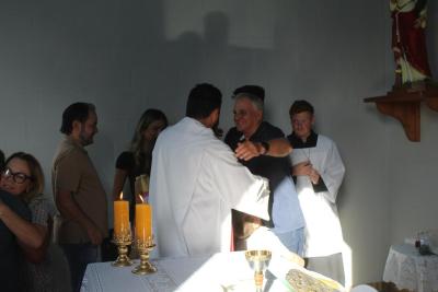 Inauguração de Capela dedicada a Santa Bárbara marca momento de fé em Laranjeiras do Sul