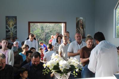 Inauguração de Capela dedicada a Santa Bárbara marca momento de fé em Laranjeiras do Sul