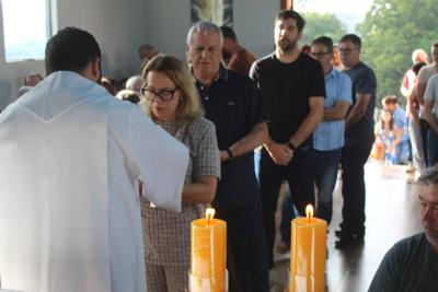 Inauguração de Capela dedicada a Santa Bárbara marca momento de fé em Laranjeiras do Sul