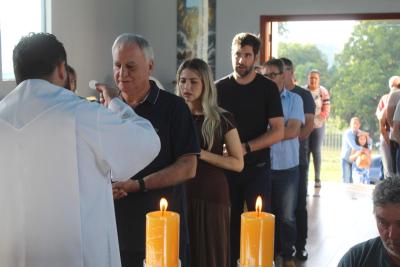 Inauguração de Capela dedicada a Santa Bárbara marca momento de fé em Laranjeiras do Sul