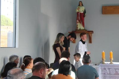 Inauguração de Capela dedicada a Santa Bárbara marca momento de fé em Laranjeiras do Sul