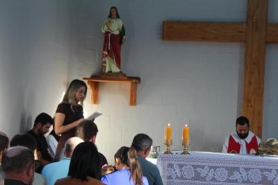 Inauguração de Capela dedicada a Santa Bárbara marca momento de fé em Laranjeiras do Sul