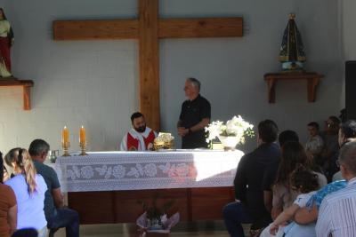 Inauguração de Capela dedicada a Santa Bárbara marca momento de fé em Laranjeiras do Sul