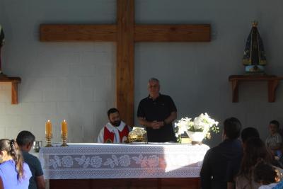 Inauguração de Capela dedicada a Santa Bárbara marca momento de fé em Laranjeiras do Sul