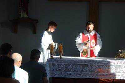 Inauguração de Capela dedicada a Santa Bárbara marca momento de fé em Laranjeiras do Sul