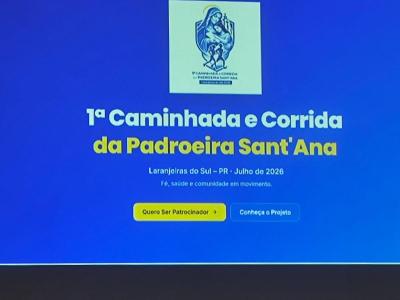 1ª Caminhada e Corrida da Padroeira é lançada com novidades na programação da Festa de Sant’Ana