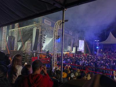 Nem a chuva atrapalhou a programação dos 36 anos de Nova Laranjeiras